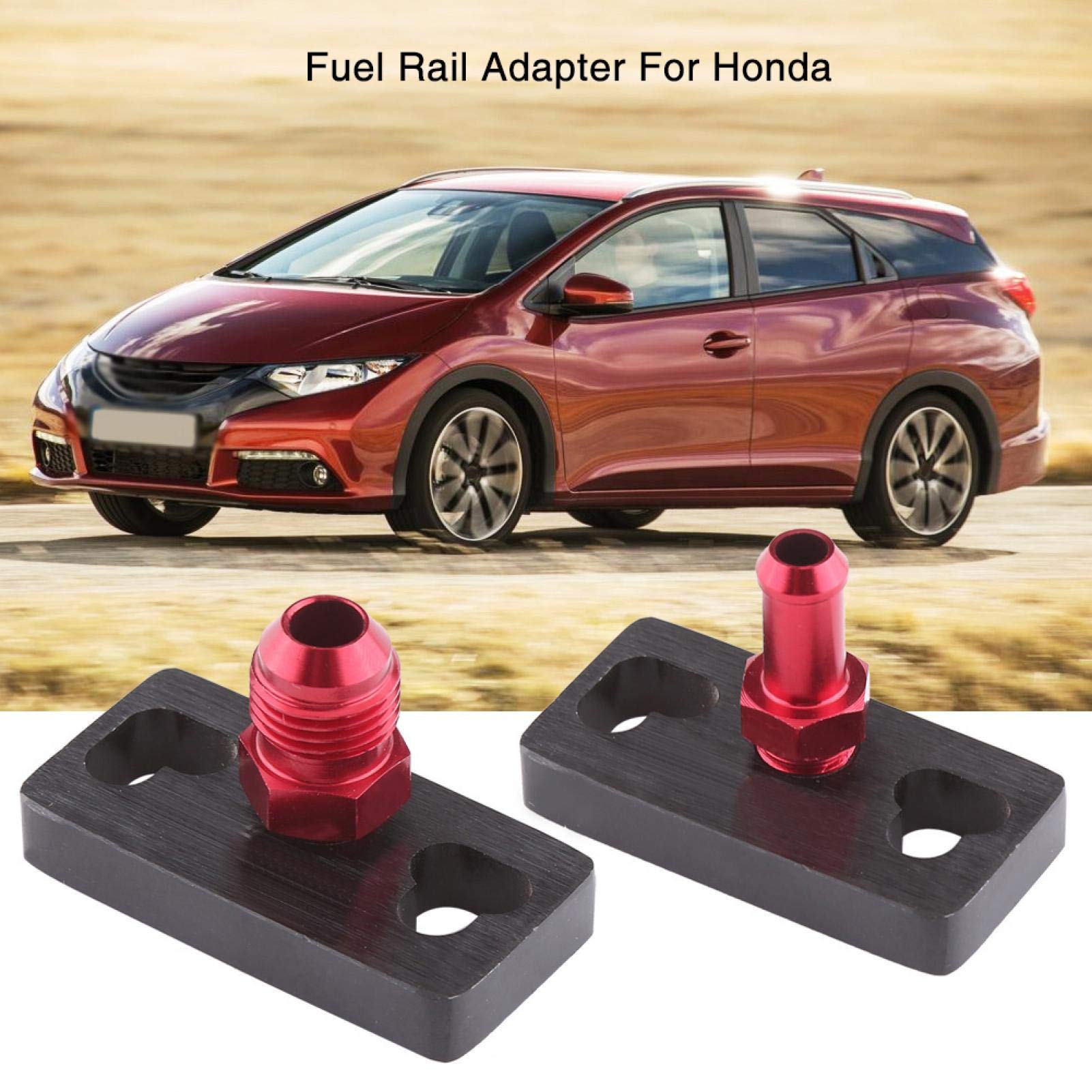 Kit De Adaptador De Riel De Combustible, 1/8 NPT Adaptador De Regulador De Presión De Riel De Combustible Reemplazo De Aluminio Para Adaptador De Riel De Combustible Adaptador De Línea De Combustible