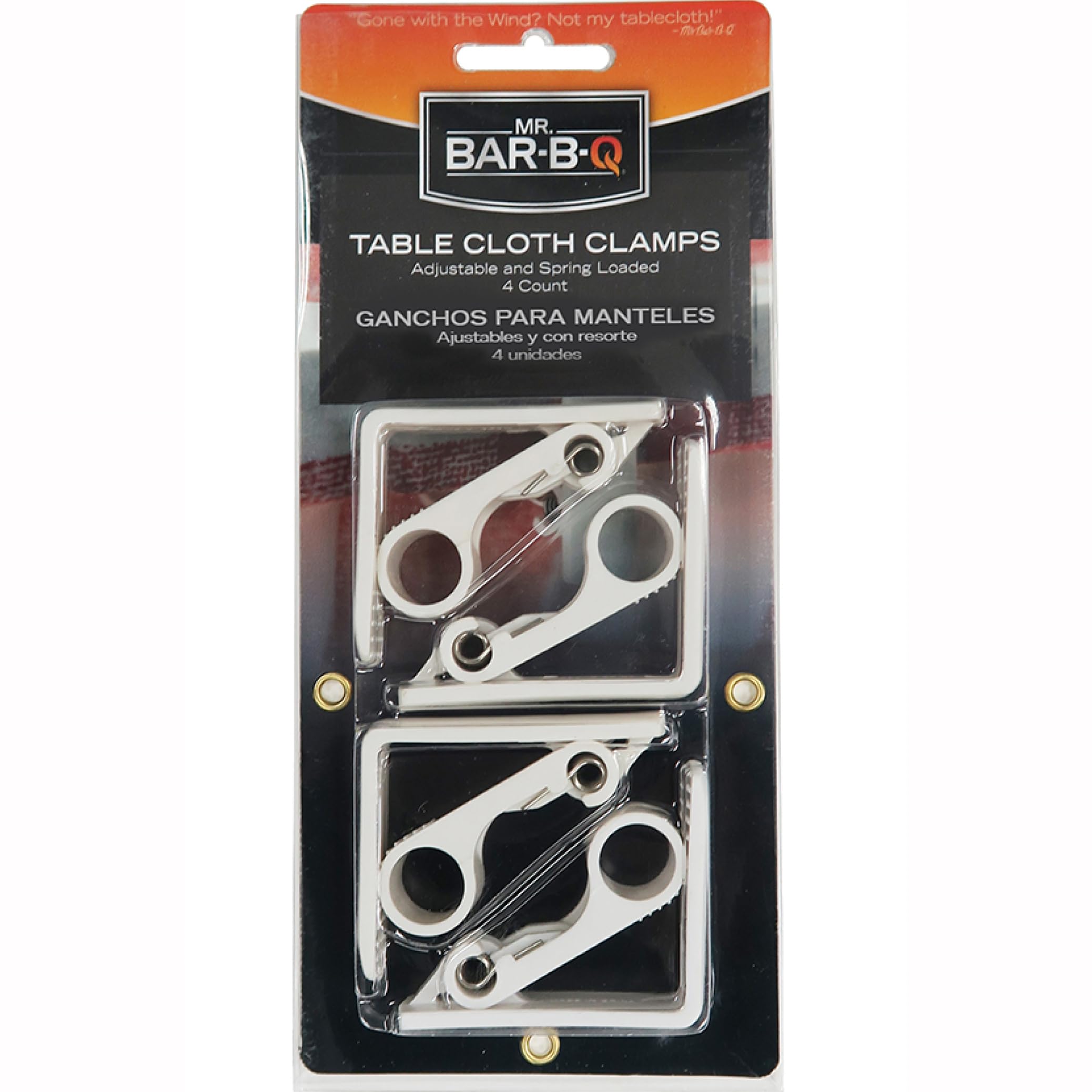 Mr. Bar-B-Q, Inc. 02108X Spring Loaded Adjustable Table Clamps