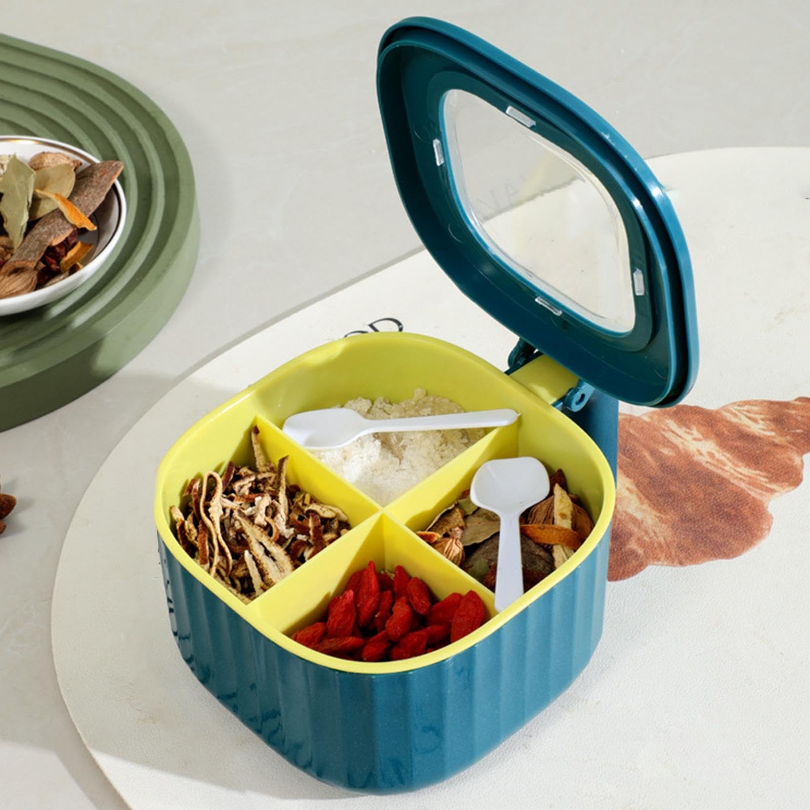 調味料ケース 4個セット 液だれ防止*5 調味料ケース｜保存容器、ケース｜キッチン、日用品、文具