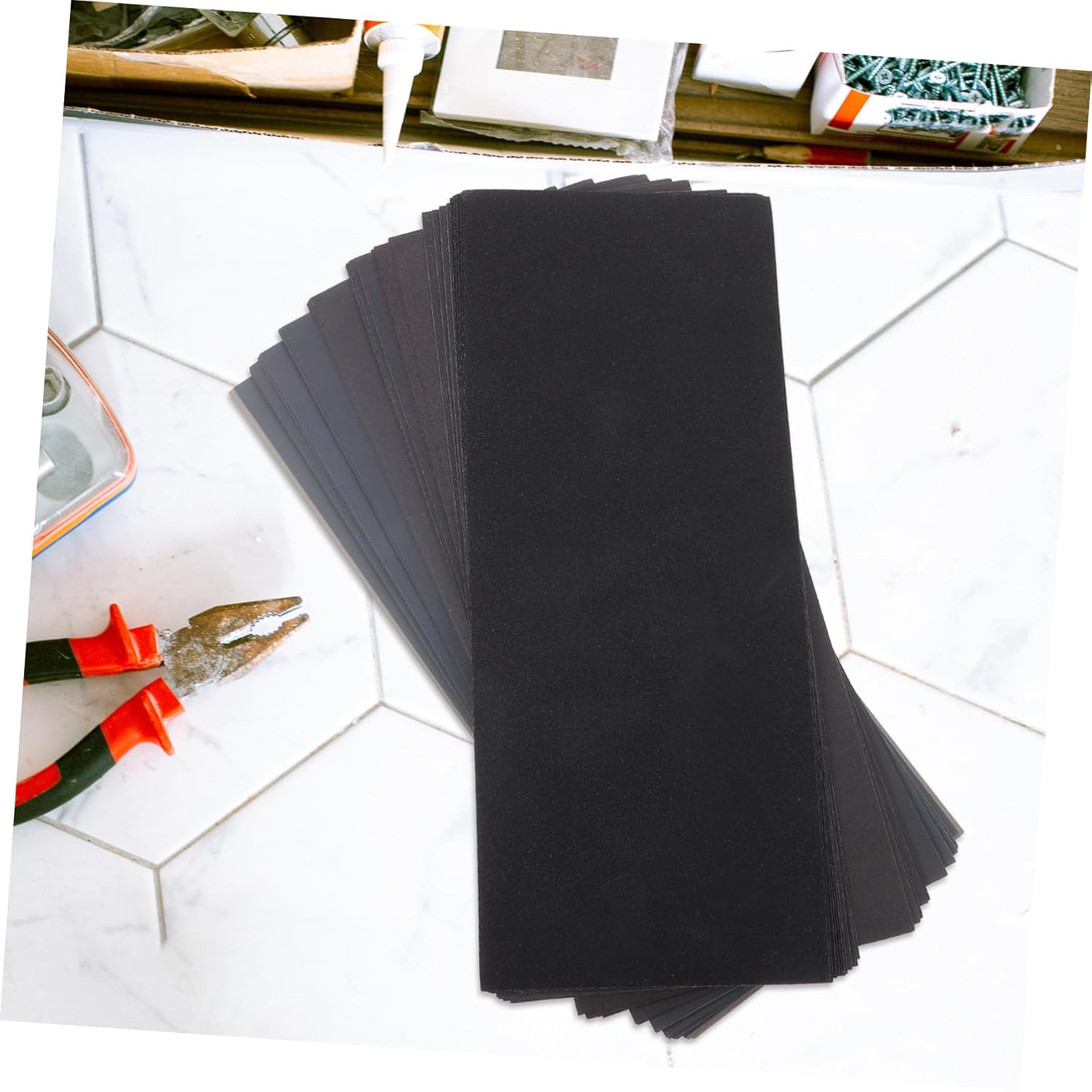 POPETPOP 102pcs Sanding Pads Wet and Dry Sandpaper for Cars High Grit Sandpaper for Wood Furniture Metal Polishing