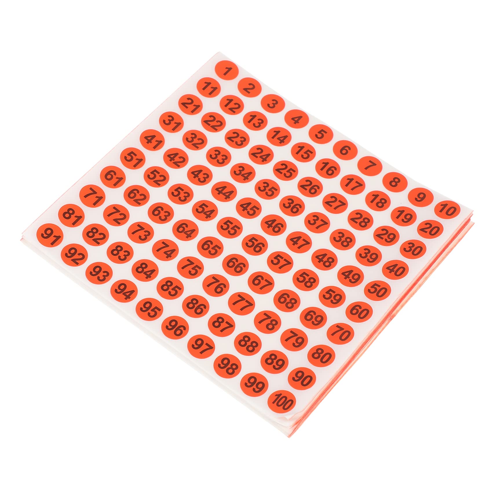 VILLCASE 200pezzi Etichette Numeriche Adesive Etichette Per e Organizzazione Adesivi Self-adhesive Per Scuole Uffici