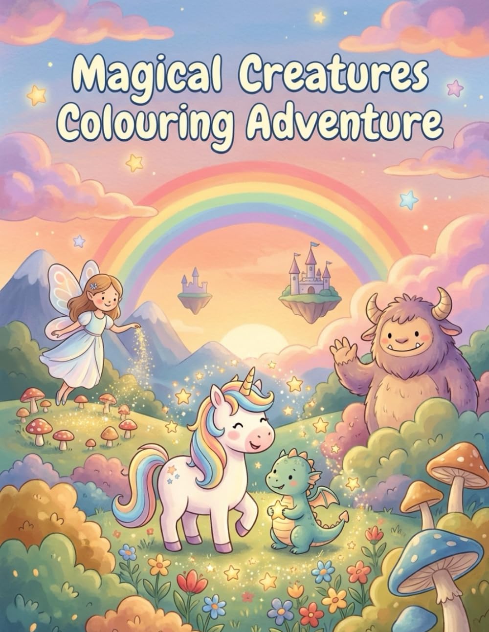 Magical Creatures: Children's Colouring Book
