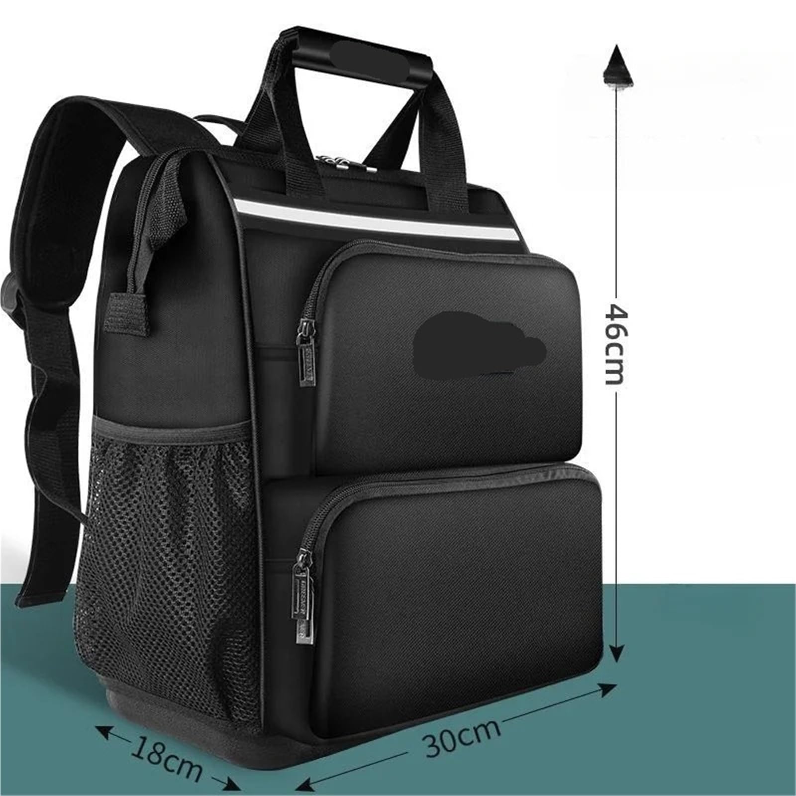 Mochila Para Herramientas Mochila de tela Oxford for herramientas, multifunción, for electricistas, profesionales, accesorios de ferretería, bolsa de almacenamiento, herramientas portátiles, bolsas or