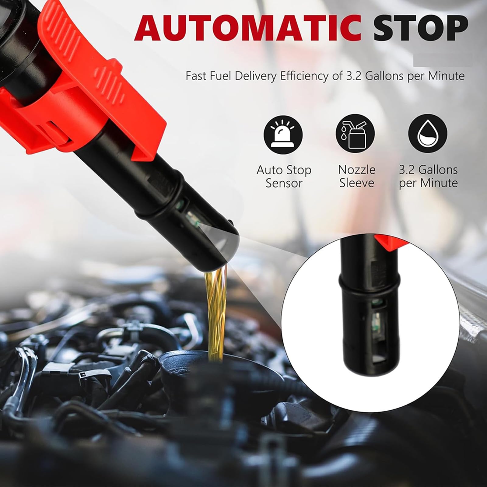Bombas de transferencia de aceite eléctricas portátiles de 12 V con 3 modos de potencia para gasolina, aceite, agua y otras bombas de líquidos eléctricos