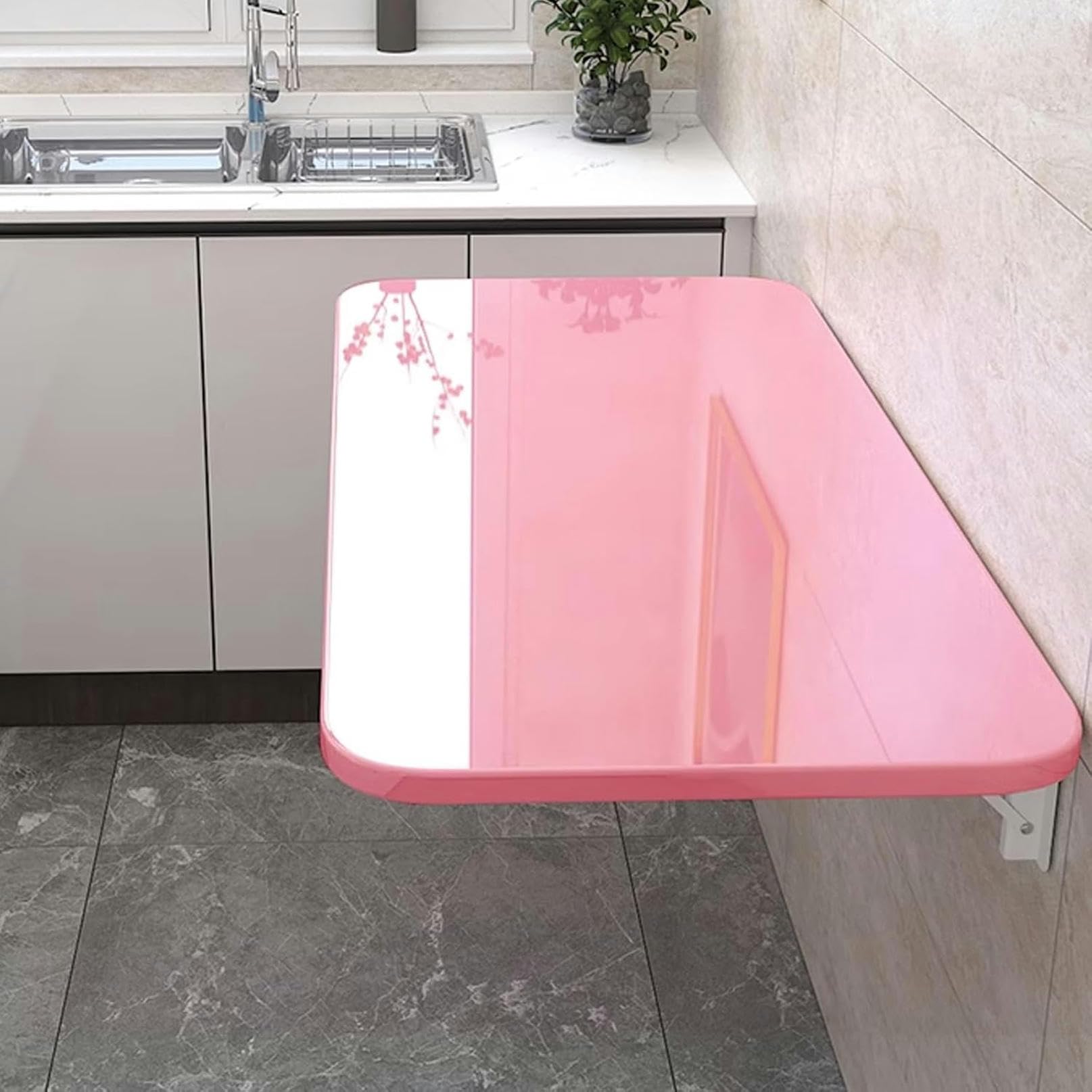 Table murale pliante robuste multifonctionnelle de salle à manger