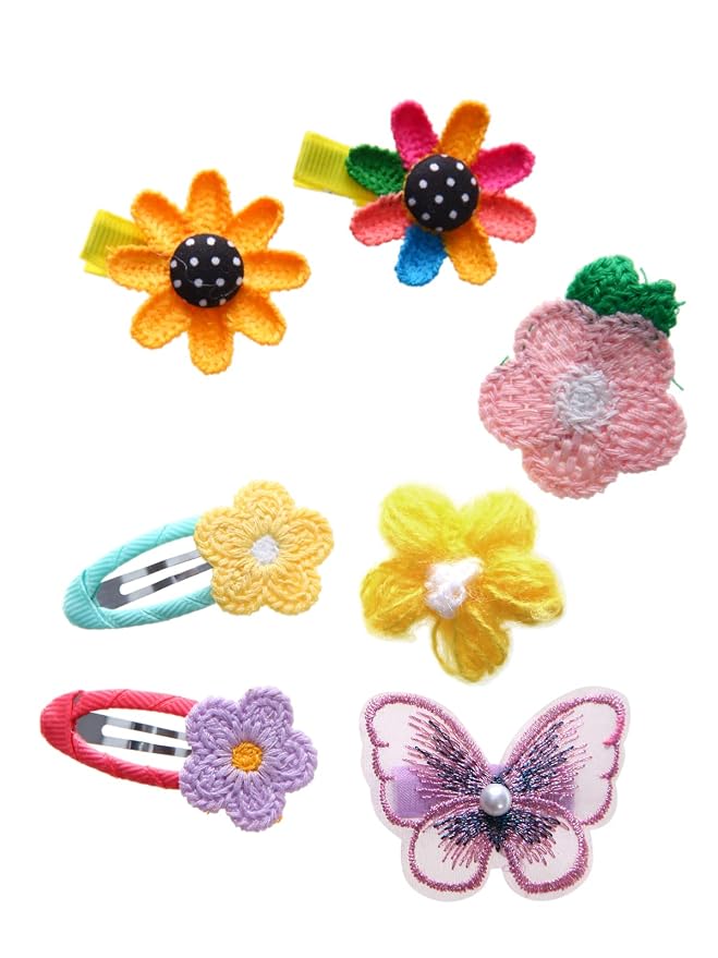 Set de 56 pinzas para cabello niña miniatura 2
