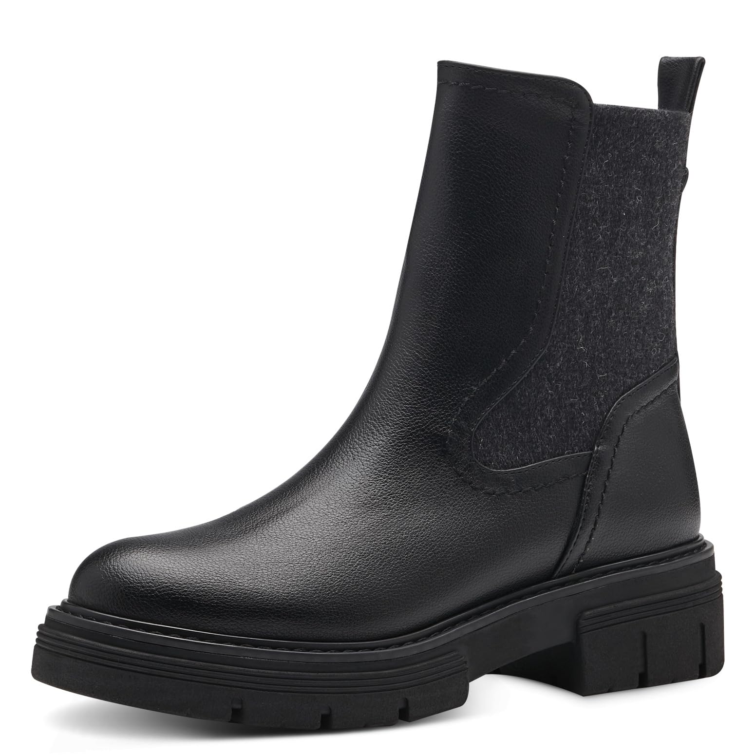 MARCO TOZZI Women's 2-25440-41 Chelsea, Black, 7.5
