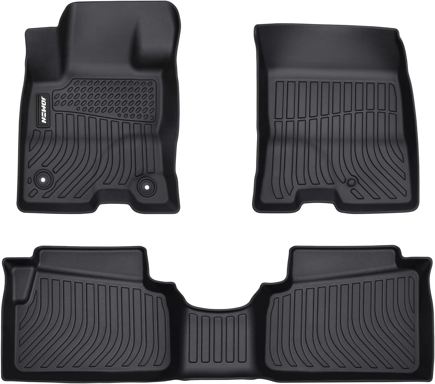 Auxko All-Weather Floor Mats For Ford Maverick Hybrid 2022-2025 - TPE Rubber Liners, Custom Fit, Odorless & Anti-Slip