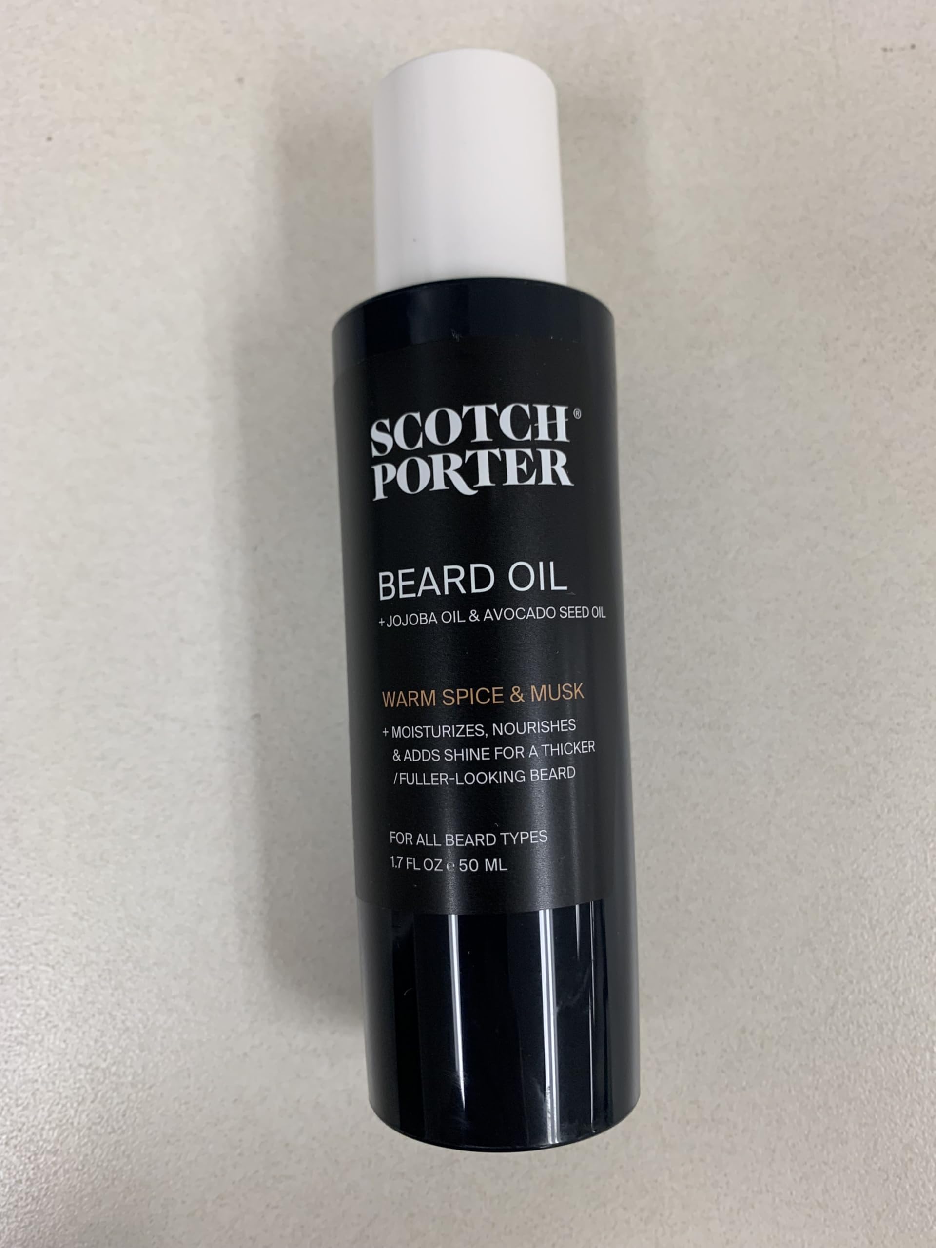 Scotch Porter Beard Collection – Cleanse, Moisturize, Soothe & Style Coarse, Dry Hair while Encouraging Growth for a Fuller/Healthier-Looking Beard – Includes Full-Size Wash, Conditioner, Oil & Balm