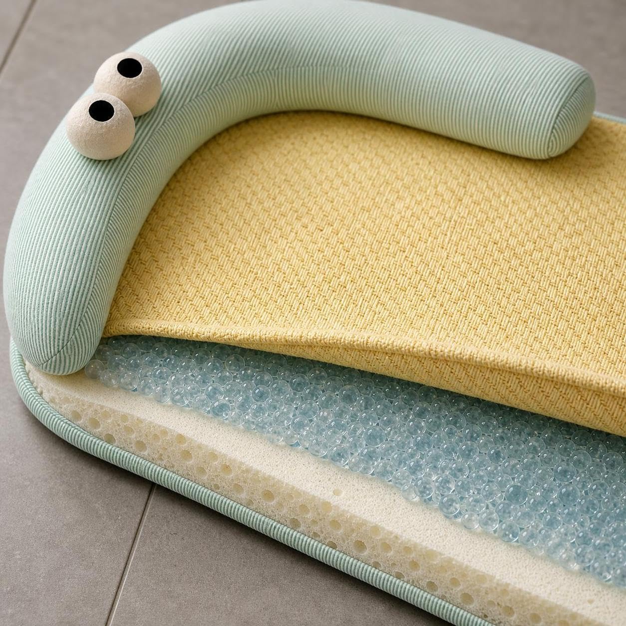 Cuccia per cani piccoli, tappetino estivo con memory foam per animali domestici, per il, Style 1