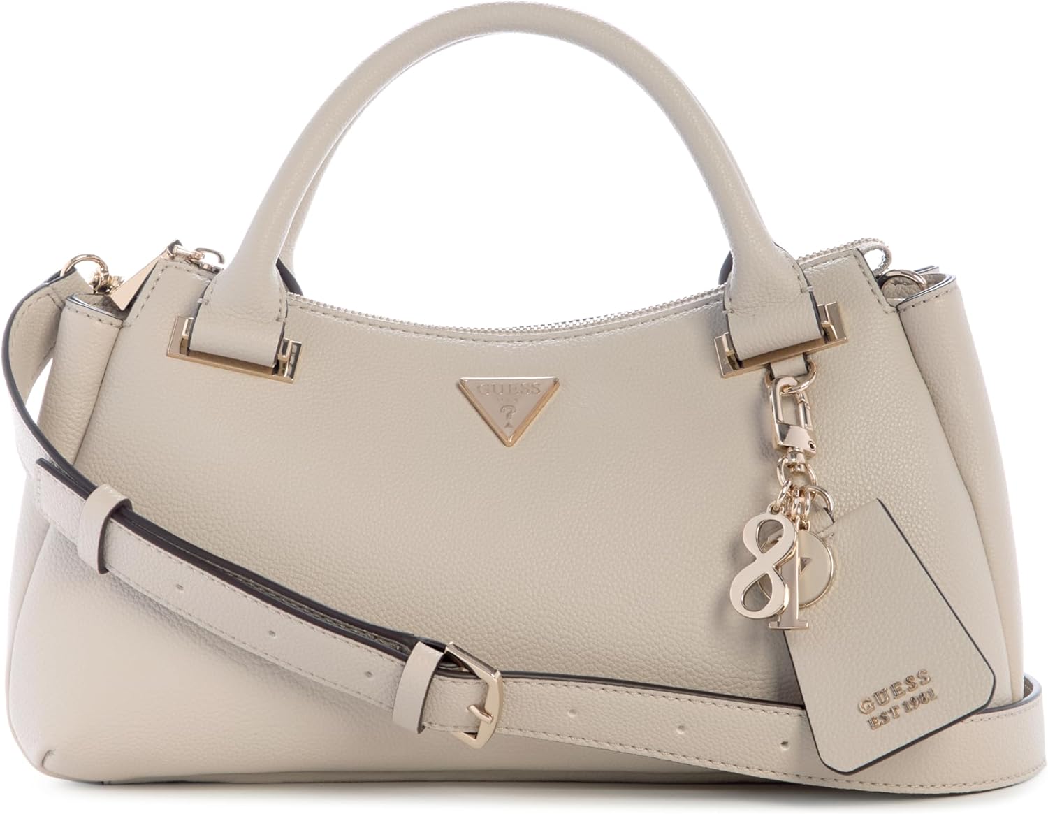 GUESS womens Evie Triple Compartment Satchel