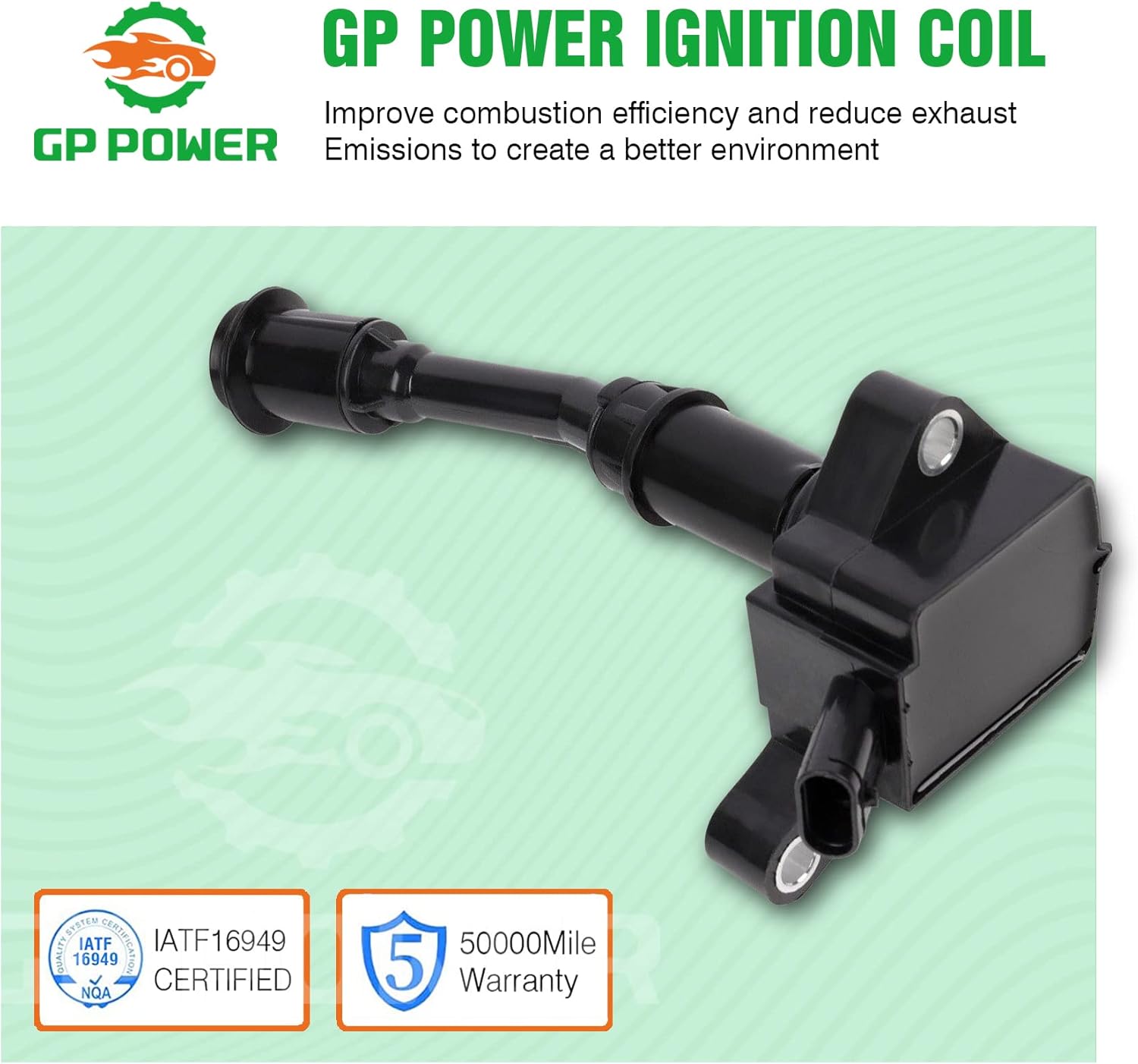IGNITION COIL DS7G-12A366-BB DS7G12A366BB DG-554 DG554 UF-735 UF735 SET OF 4 COMPATIBLE WITH FORD ESCAPE FUSION 1.5T L4