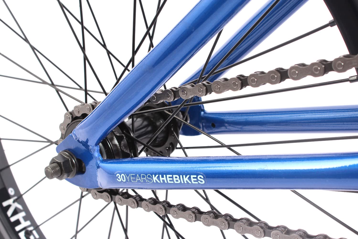 KHE BMX Bicicleta infantil Cosmic azul 20 pulgadas con rotor Affix solo 11,1 kg