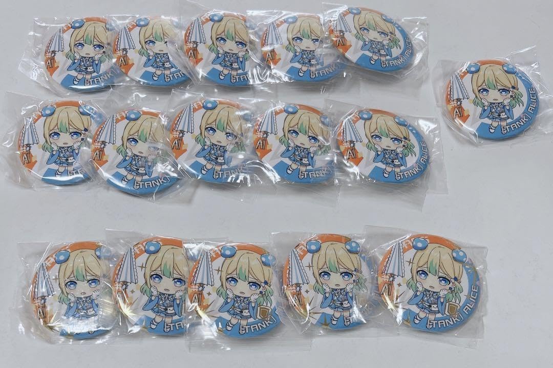 Amazon.co.jp: コンパス 5周年 缶バッチ 青春アリス : 文房具