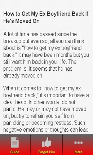 How To Get Your Boyfriend Back
