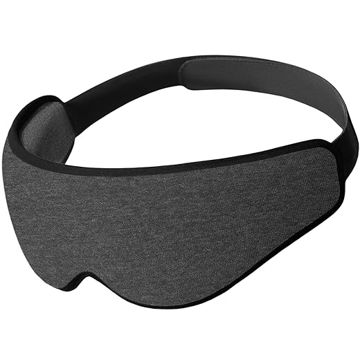 Ostrichpillow - Augenmaske | Ergonomische 3D-Maske | Passt Sich der Gesichtsform an | Maske zum Schlafen, Ausruhen, Entspannen | Blockiert Licht für Absolute Dunkelheit (Dark Night).