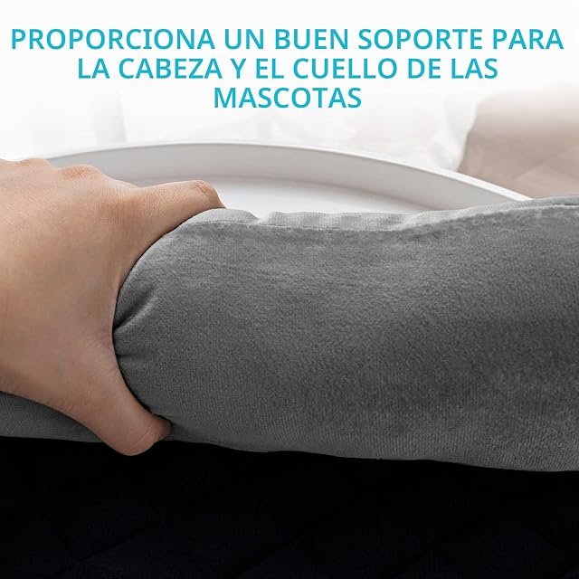 Foto 4 de 8 de OKYUK Cama para Perros, Lavable a Mano, Sofá para Perro, Funda de Sofá, Super Suave Antideslizante
