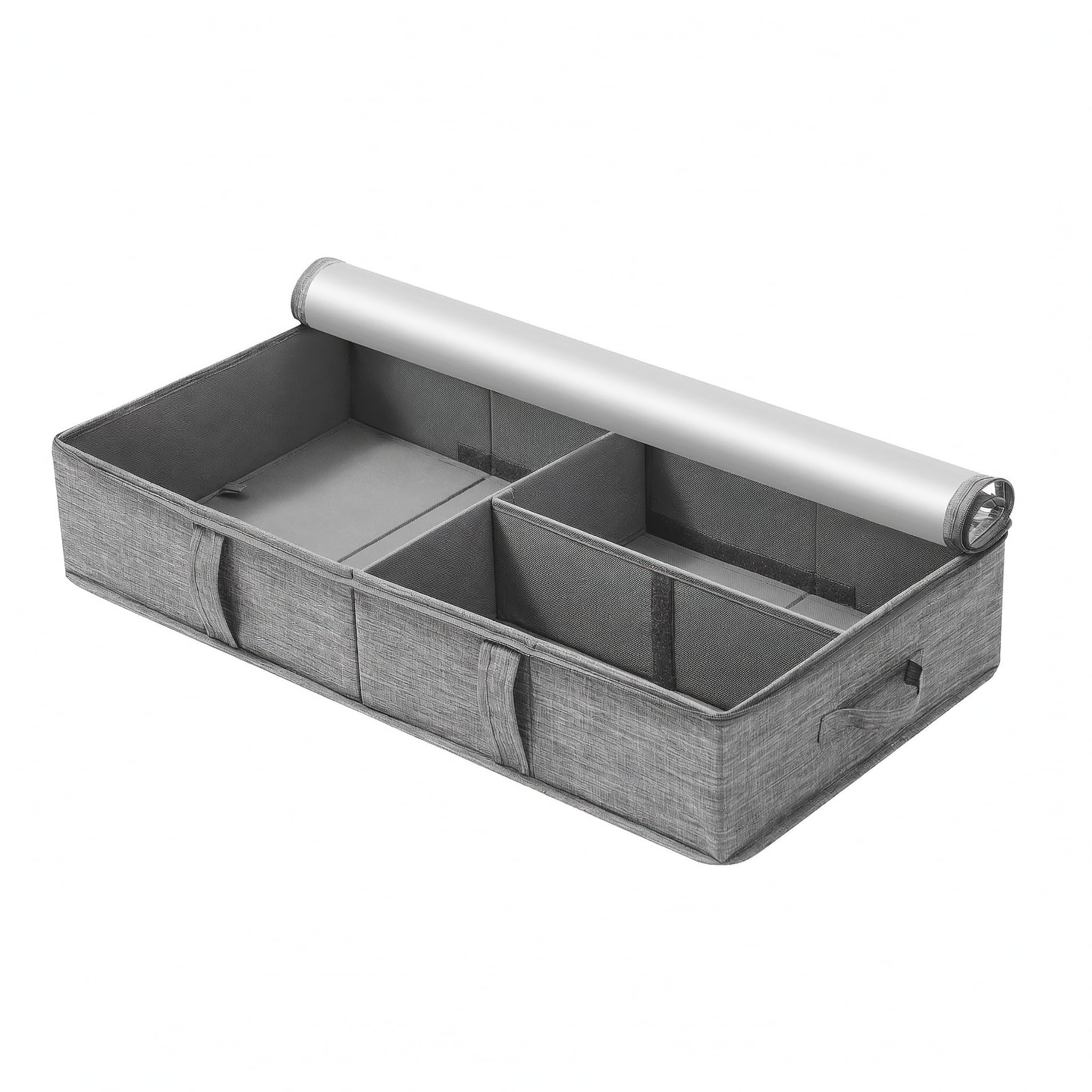 Faltbare Kleiderbox mit,Klapphülle, 2 Stück,81 x 41 x 15 cm