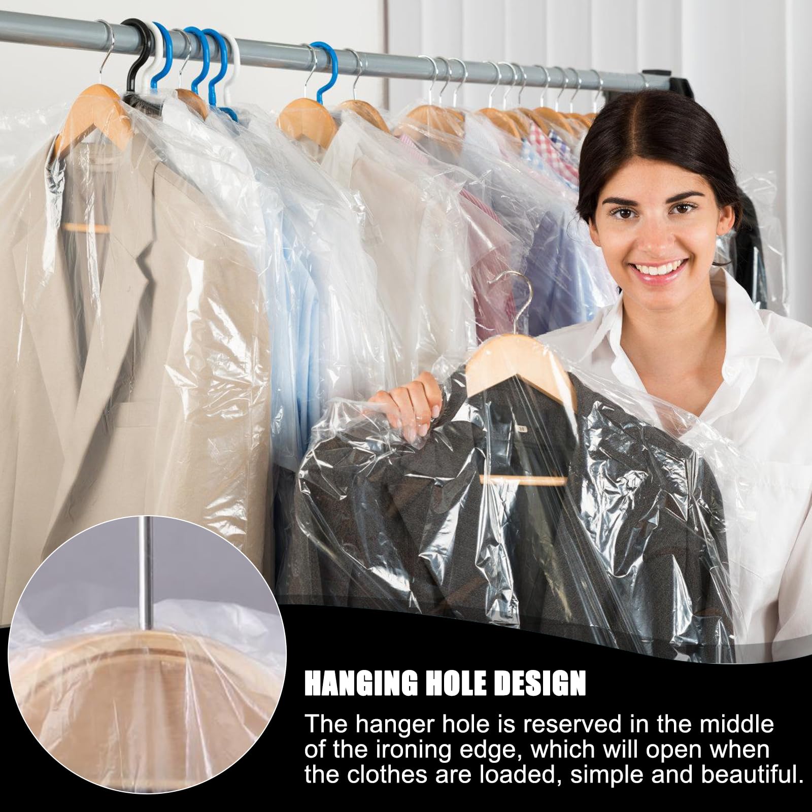 Porte-Balai Mural Auto-Adhésif à 5 Emplacements - Bleu - LIVIVO - Pour Rangement Gain De Place