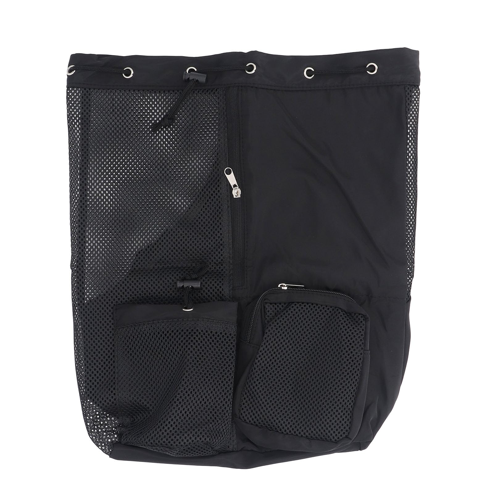 Gavigain Drawstring Mesh Swim Bag Large Capacity Water Sports Backpack Swimming Travel