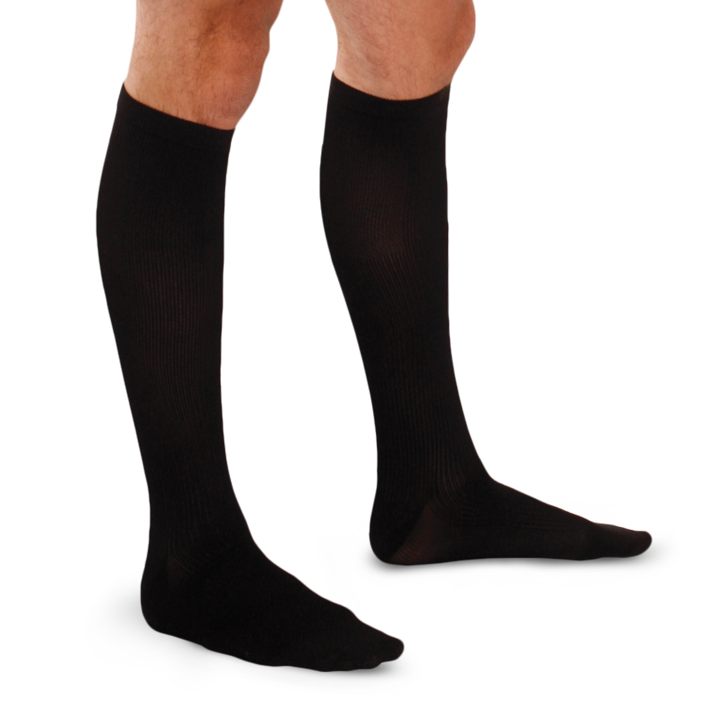 THERAFIRMLIGHTMen's Ribbed Trouser Socks with Light (10-15mmHg) Compression