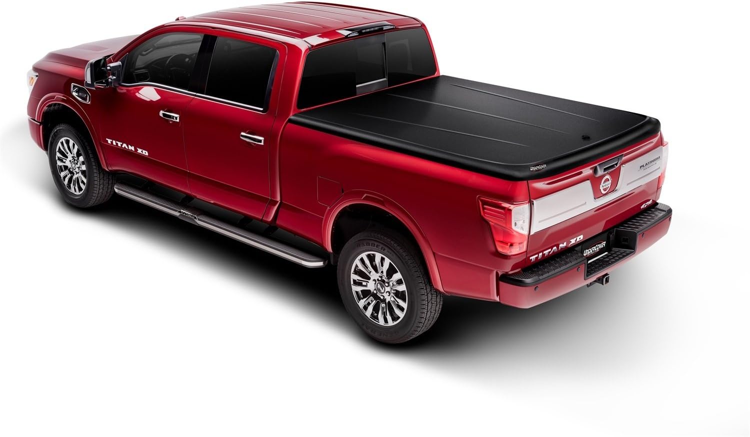 RealTruck UnderCover SE One-Piece Truck Bed Tonneau Cover | UC5076 | Fits 2016 - 2025 Nissan Titan 5' 7" Bed (67")