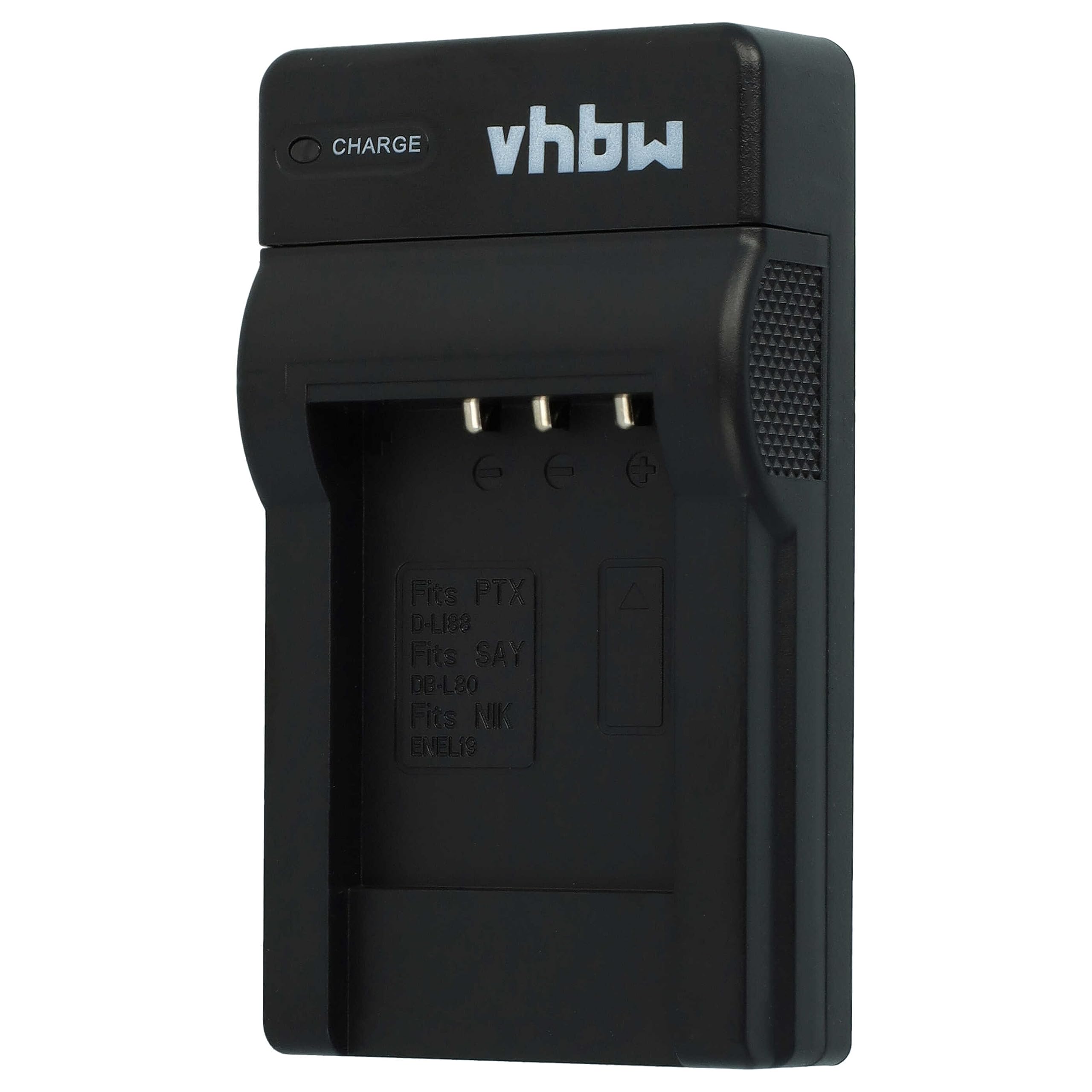 vhbw Ładowarka USB-C kompatybilna z aparatem Nikon Coolpix A300, A100, S2750, S2500, S100, S2600, S2550 - ładowarka + kabel USB-C wskaźnik ładowania