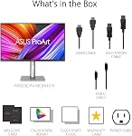 Moniteur Professionnel ASUS ProArt Display 32 po (31,5 po visibles) (PA329CRV) - IPS, 4K UHD (3840 x 2160), 98% DCI-P3, Précision des Couleurs ΔE < 2, Vérifié Calman, USB-C PD 96W, Daisy-Chain, VESA DisplayHDR400