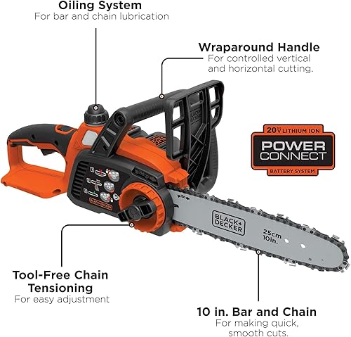 Miniatura 2 de Black  Decker - Motosierra de iones de litio 20 V