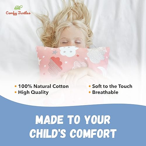 Miniatura 54 de Funda de almohada de algodón para niños pequeños de 13 x 18 pulgadas, funda de almohada de policía para niños, funda de almohada de viaje pequeña