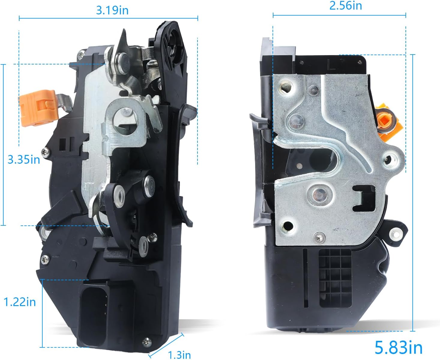 Door Lock Actuator | Front Left Driver Side | Compatible with 2007-2009 Chevy Avalanche Suburban Silverado Tahoe GMC Sierra Yukon Escalade | Replaces 931-303, 15880052