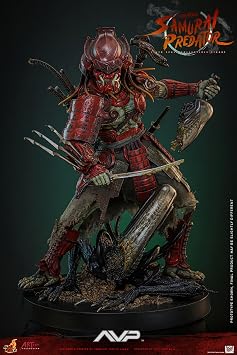 Hot Toys Alien VS Predator Akaoni Samurai Predator by Takayuki Takeya 1/6 Scale 12" Collectible Figure