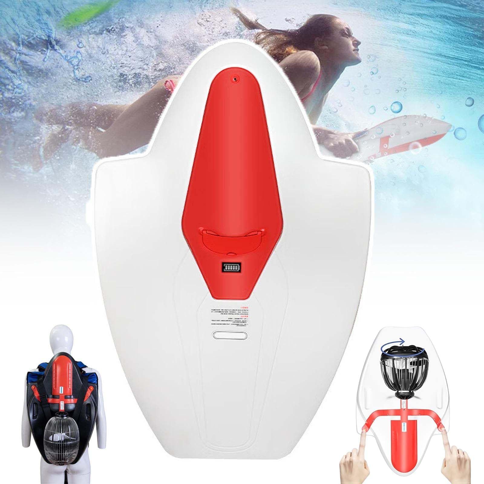 Electric Surfboard,Power Surfboard, 6500 Rpm Underwater Scooter,120kg Load-Bearing Capacity, Can Dive 3-5m,60-120 Min Ride Time,Experience the Thrill of Surfing,A