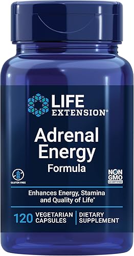 Life Extension fórmula de energía adrenal, 120 unidades