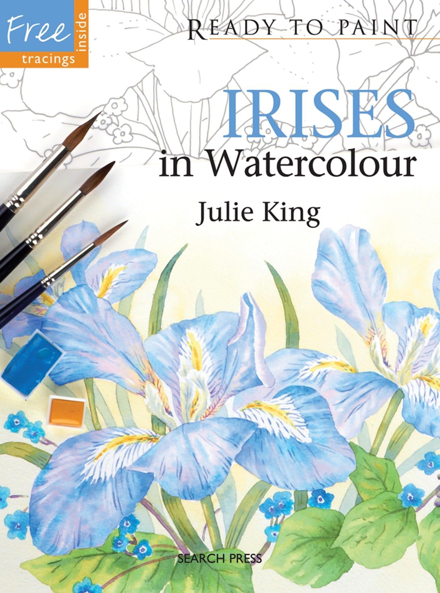Irises in Watercolour (Ready to Paint) Paperback – May 8, 2012