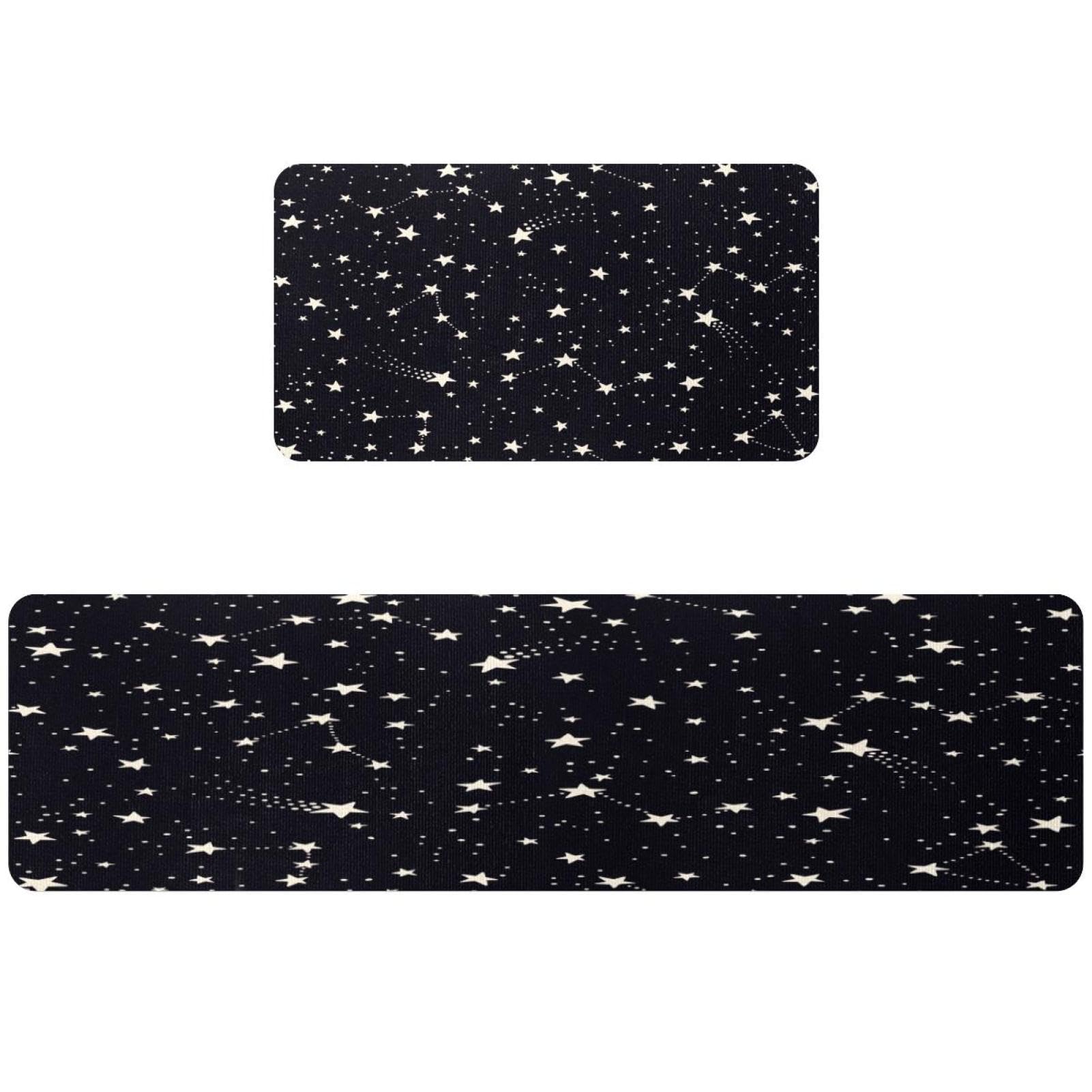 Tapis de cuisine antidérapants et lavables lot de 2 tapis couloir étoiles