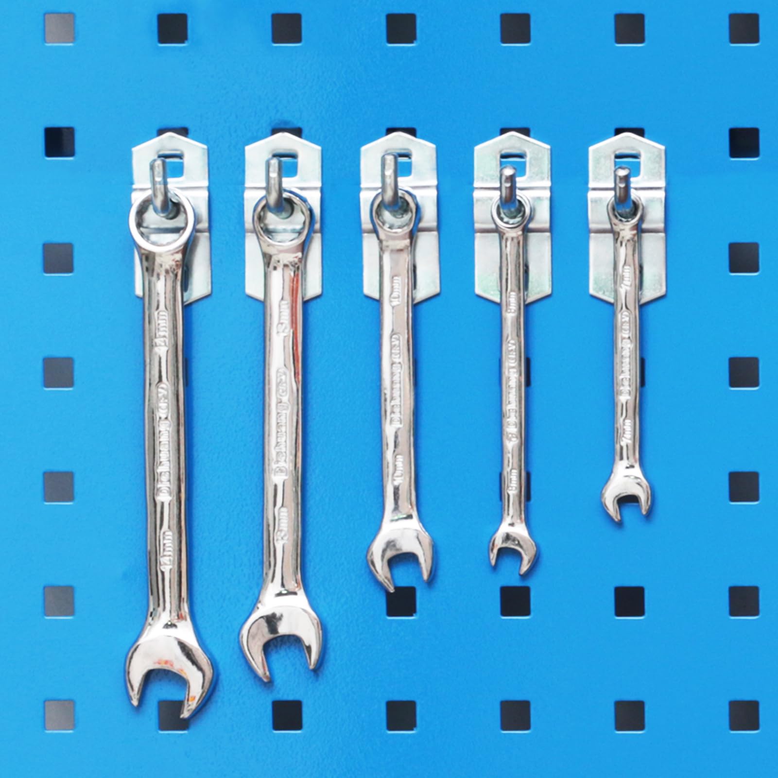 10 Stück Lochwand Haken, Regal Lochwandhaken Stahl, Werkzeughalter Lochwand Zubehör, Haken Wandpaneele Werkzeugwand,Metall Display Regal Wandhaken Lochplatten Anhänger für Supermarkt Werkstatt (25mm)