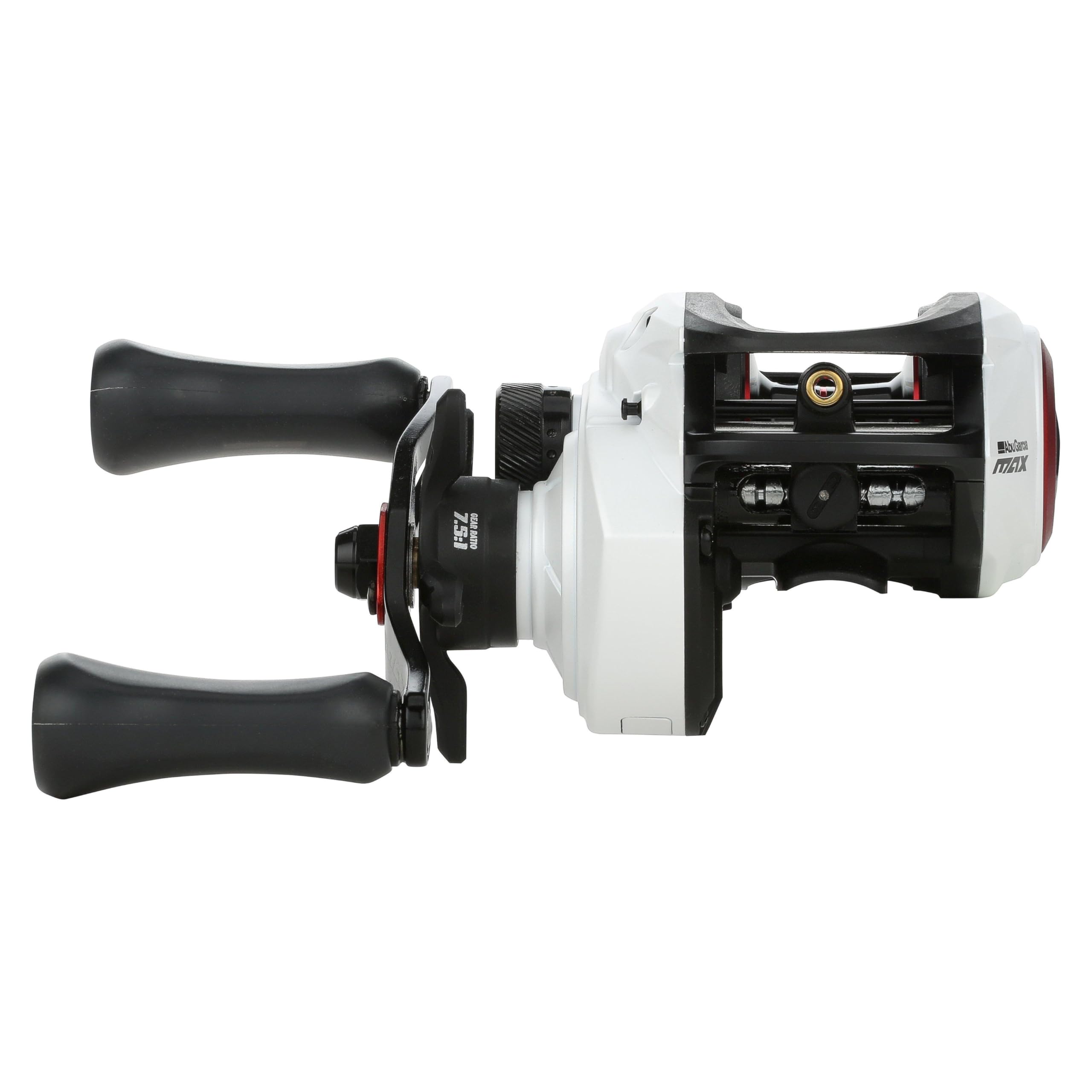 Abu Garcia MAX Pro Low Profile Carrete de lanzado de Perfil bajo | Carrete de Pesca para Depredadores de Agua Dulce y Salada | Relación de transmisión 7,5:1 | 2000 | Mano Izquierda