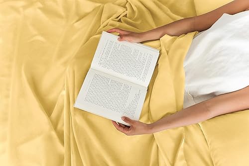 Miniatura 9 de CGK Unlimited - Juego de sábanas para cama de matrimonio, sábanas blancas, sábana bajera, 4 fundas de almohada, bolsillos muy profundos, de