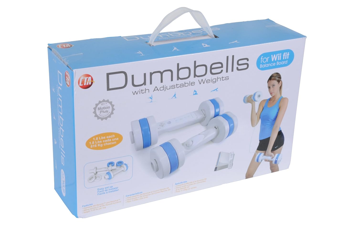 Wii Dumbbells With Adjustable Weights