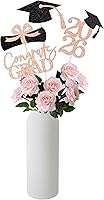 Vista 17 de Centros de mesa de graduación de clase 2026 para mesa, centros de mesa de fiesta 2026, suministros de fiesta, decoración de fiesta de graduación