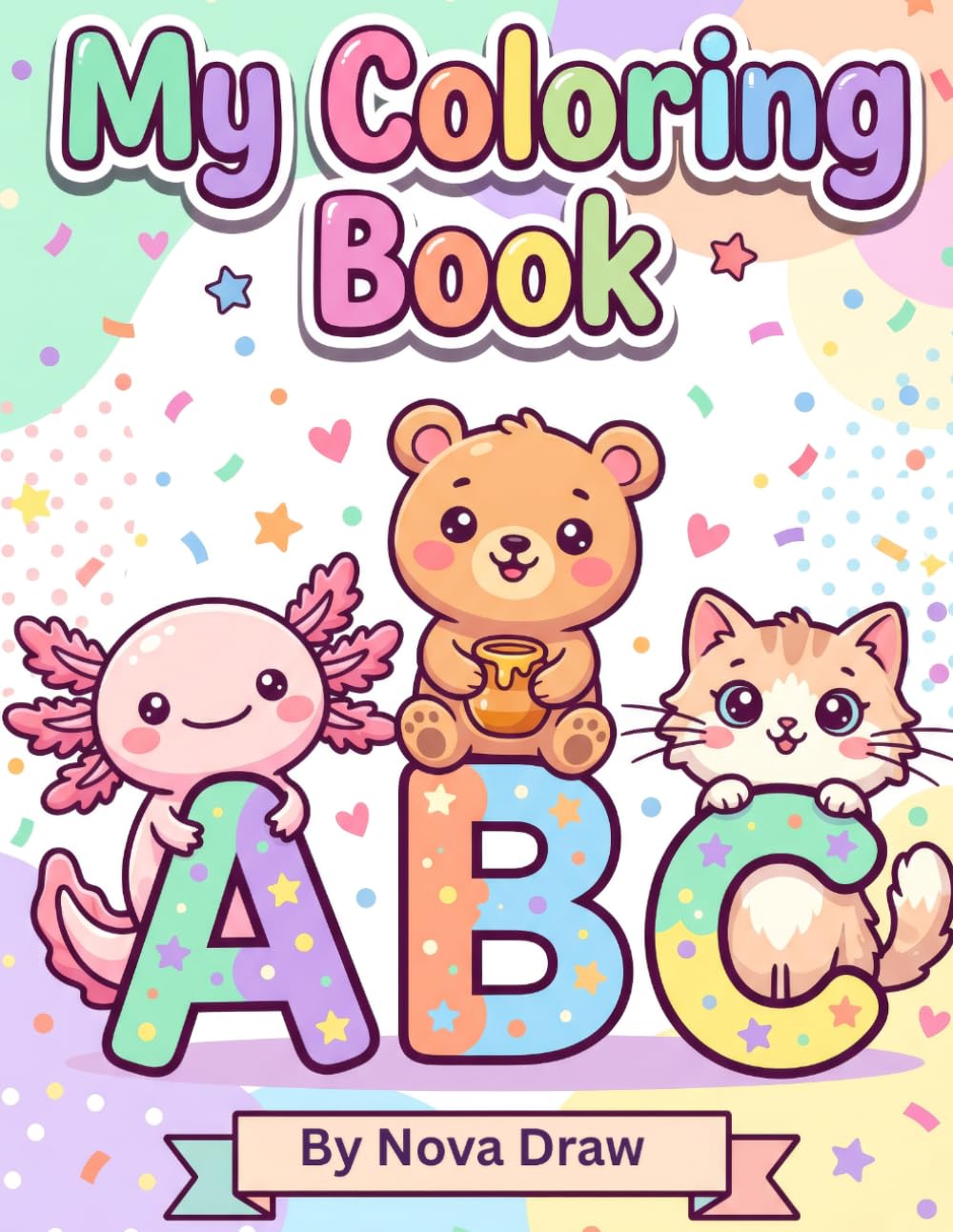 My Coloring Book: 26 Cute Animals A to Z