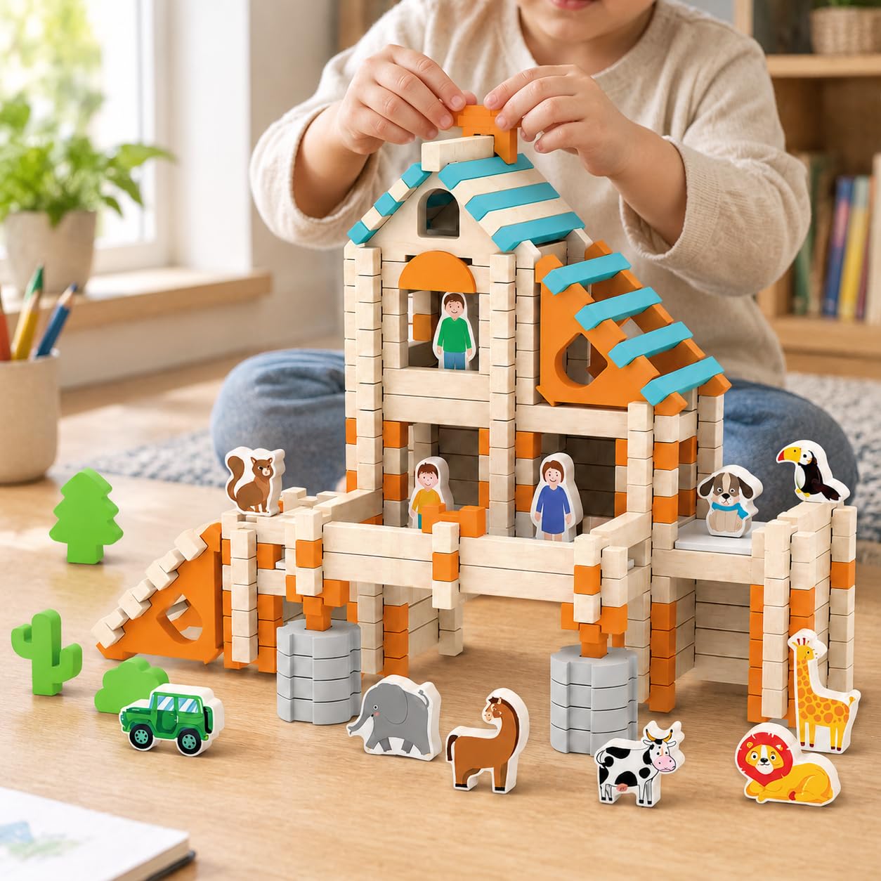Bloques Construcción DIY, Clásico (170 Piezas)