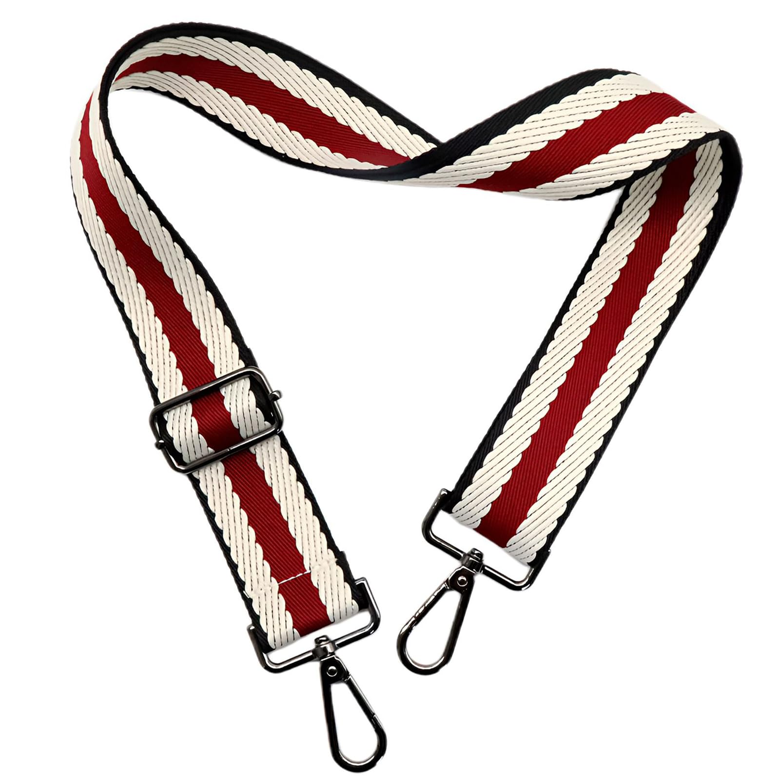 Purse Strap Gold Hardware Replacement Crossbody Bag Strap, Wide Adjustable Shoulder Strap