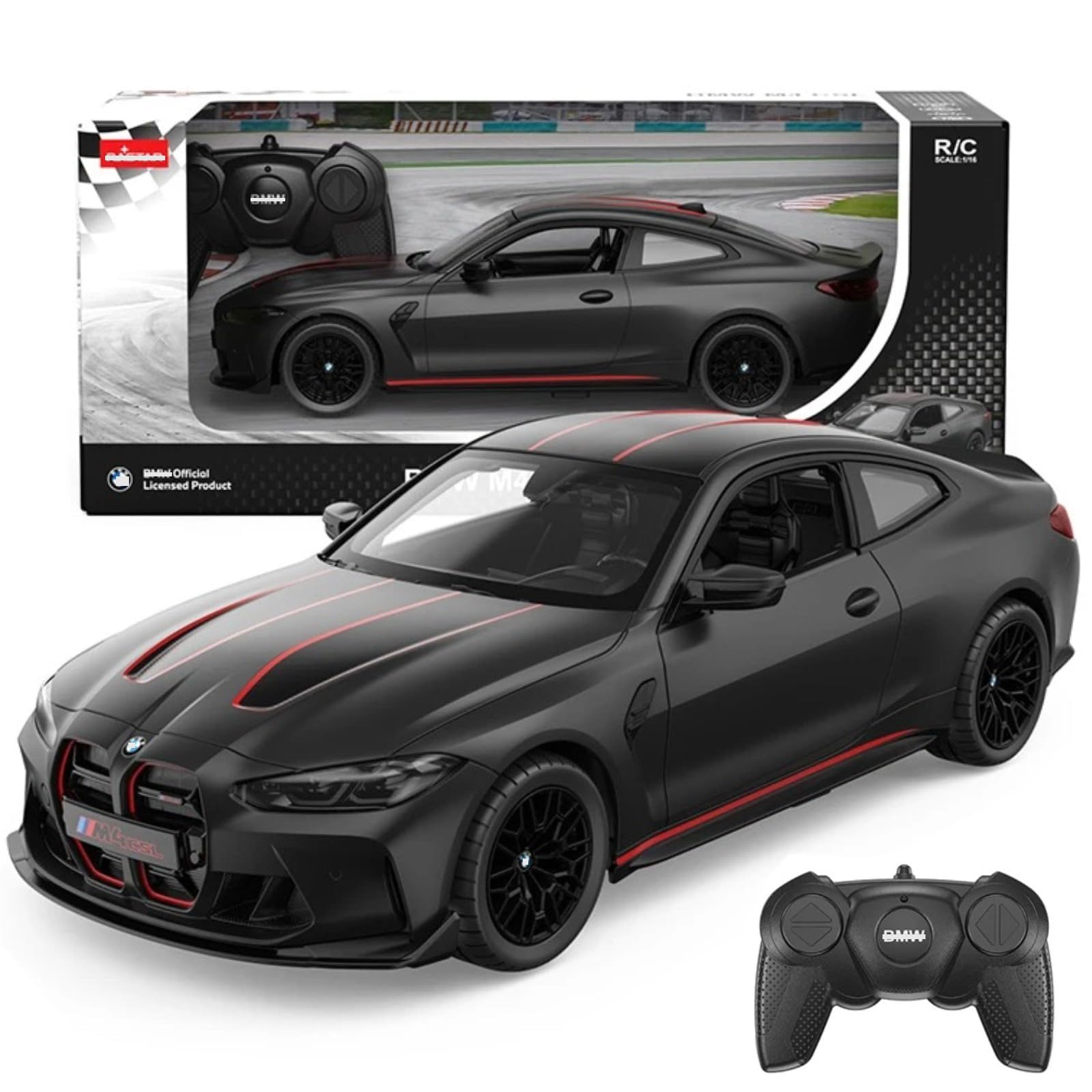 Amazon.com: HTLNUZD 1/16 RC Alloy Raing Car for BMW-M4 CSL 50th