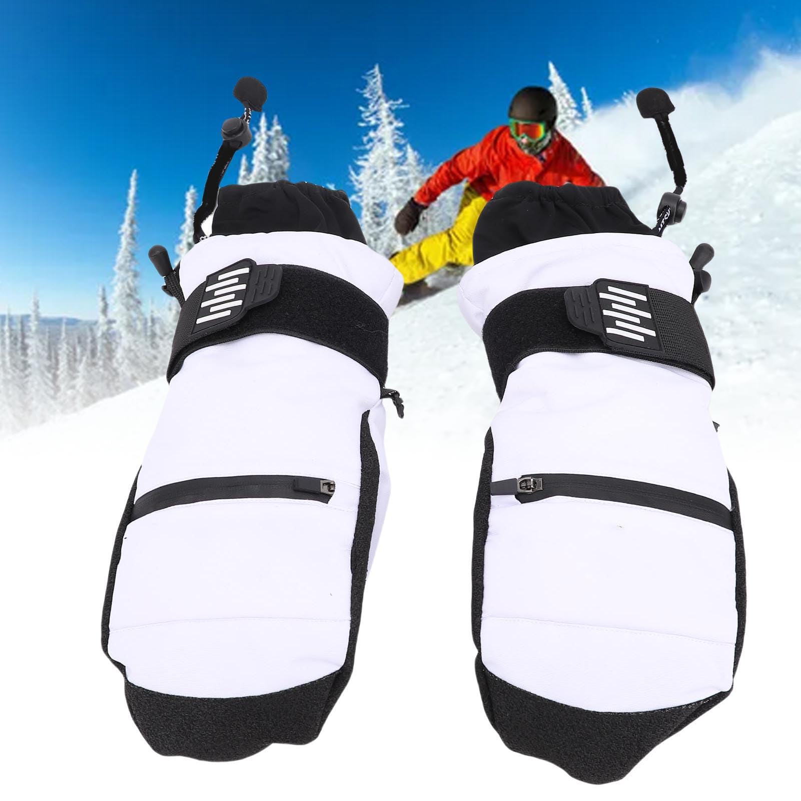 Skittens Guardie da Polso Impermeabili Guardie Snowboard Malvi in ​​bicicletta per Uomini Tessuto da Donna + Nylon + Eva
