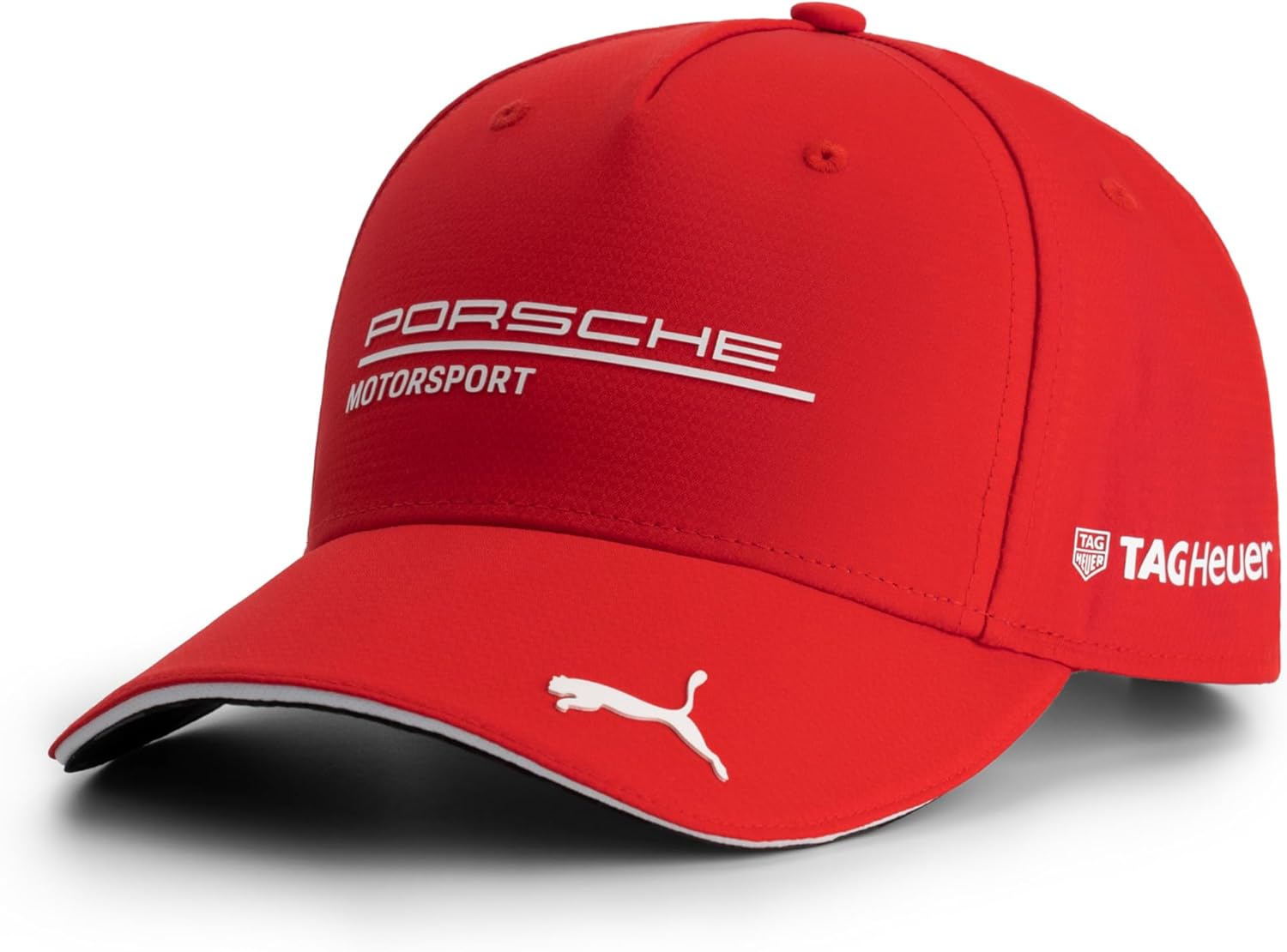 PUMA Porsche Motorsport Curved Brim Team Hat with Porsche Motorsport and Sponsor Logos Throughout - Image 2