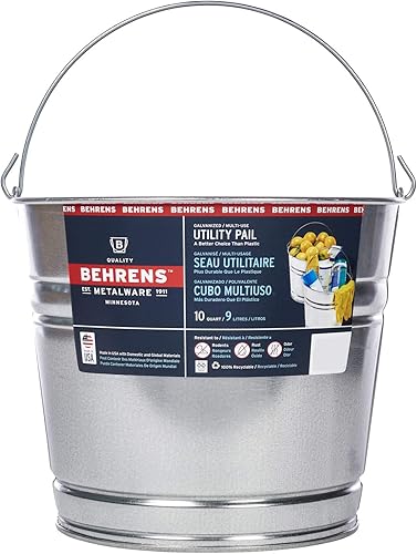 Behrens cubeta de acero galvanizado