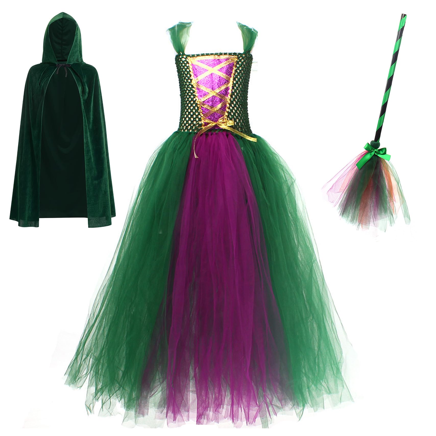 LIN&BABAY Hocus Pocus girls Sanderson sisters costume