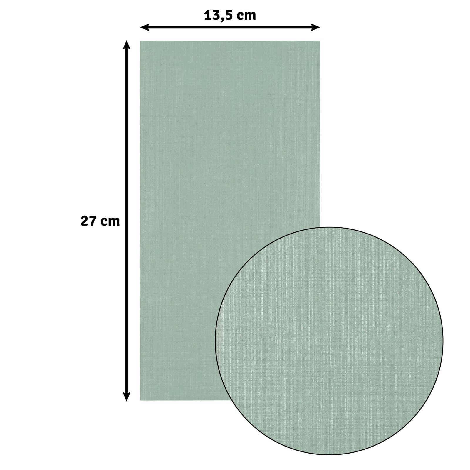 Florence Papier Cartonné en Lin 30,5 x 30,5 cm Vert – 100 Feuilles Couleur Iguana 250 g – pour Scrapbooking, Faire Part de Mariage & Loisirs Créatifs